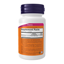 Now Foods Methyl B-12 bottle with orange Supplement Facts panel and serving info