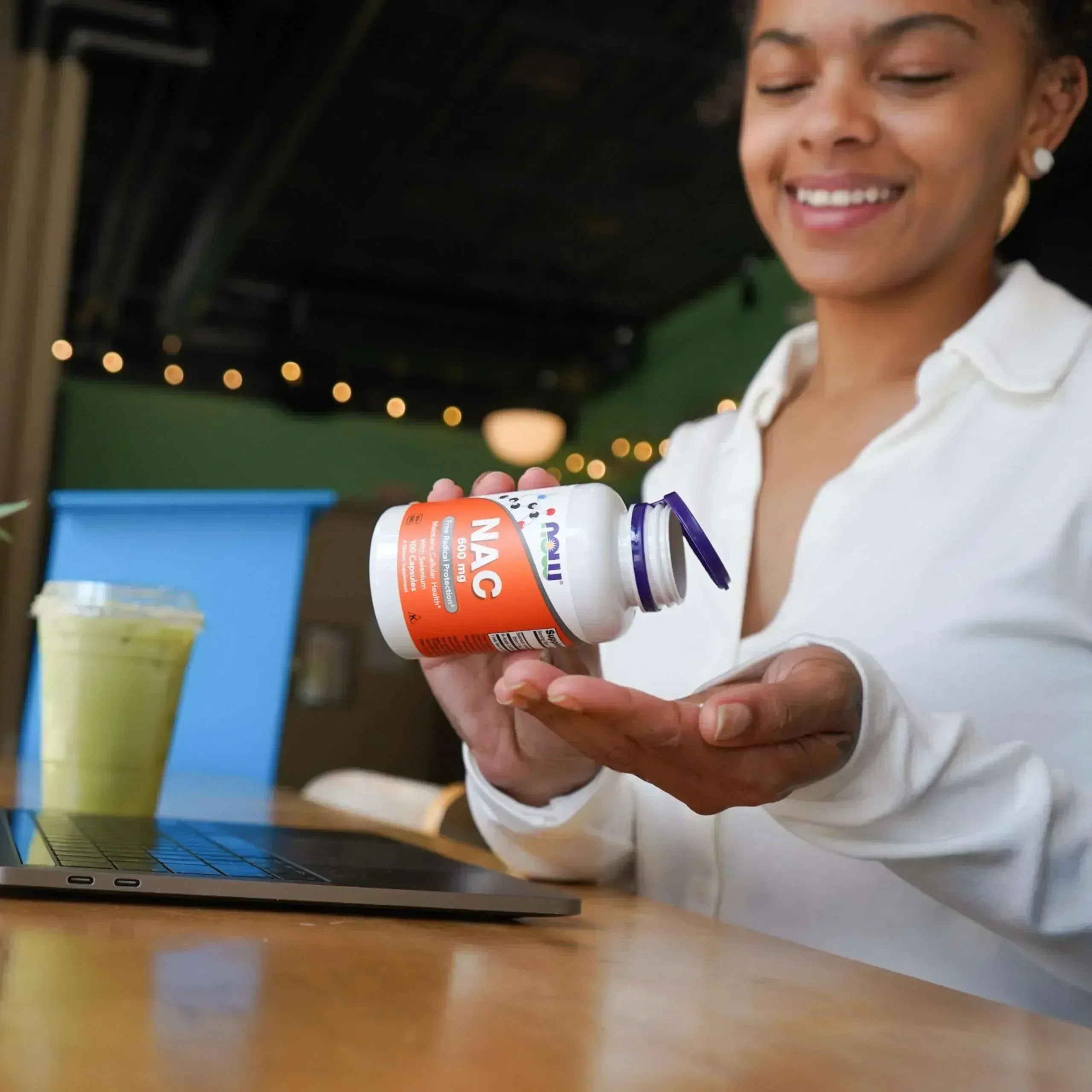 NOW Foods NAC 600mg Capsules UAE - 100 Count for Health - Mumzar