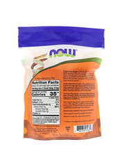 NOW Psyllium Husk Powder for Digestion in a Resealable Bag with Nutritional Information