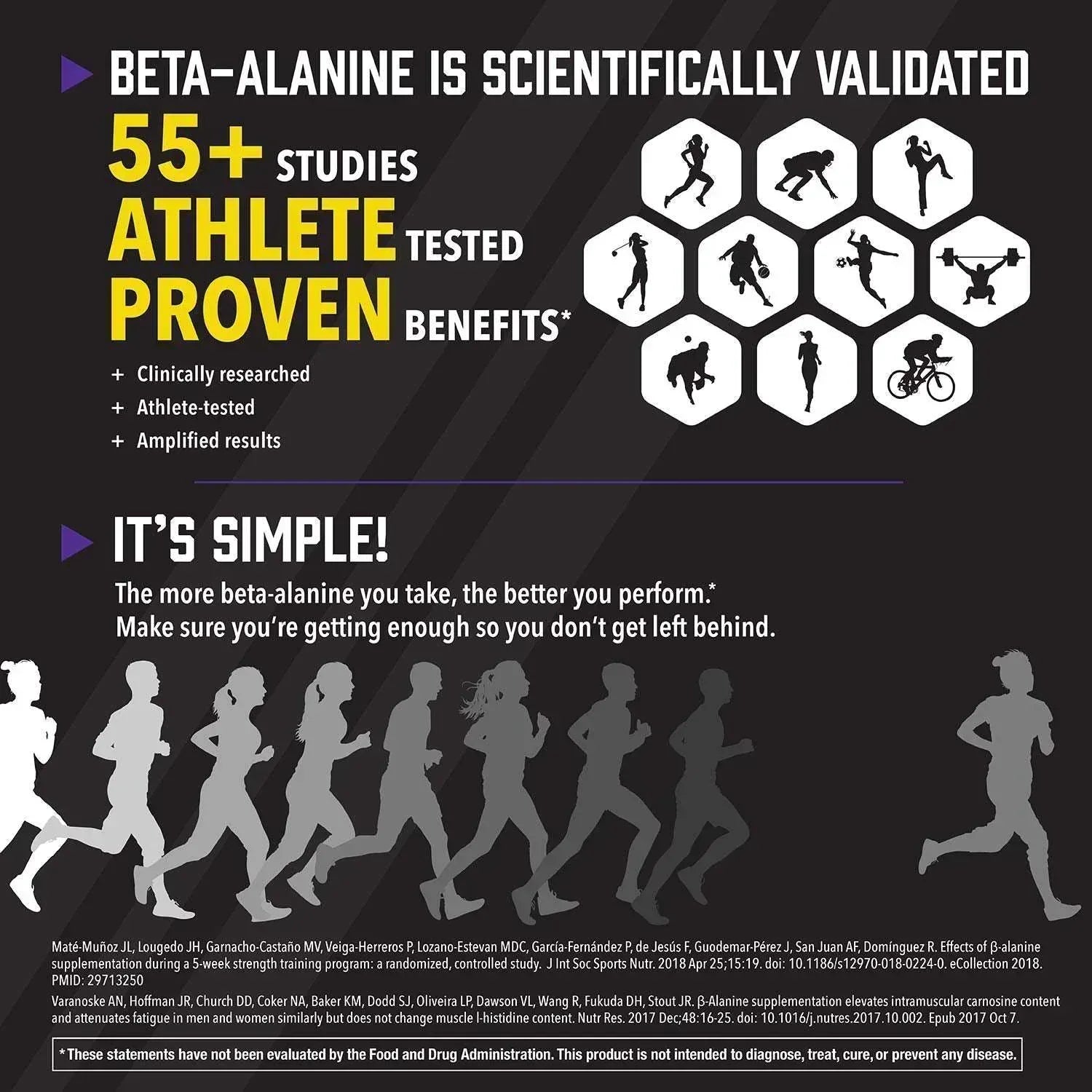 NOW Foods Sports Nutrition, Beta-Alanine 750 mg, Delays Muscle Fatigue*, Endurance*, 120 Veg Capsules - Mumzar