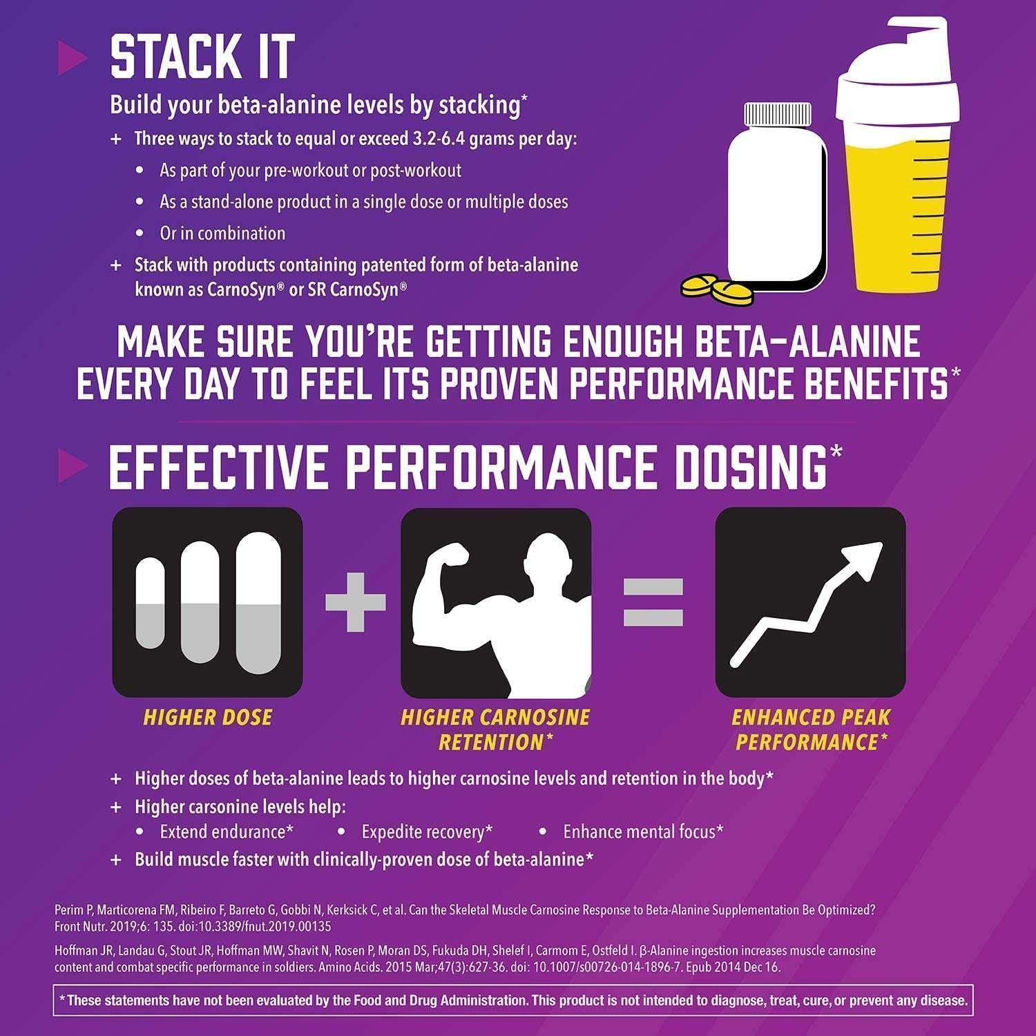 NOW Foods Sports Nutrition, Beta-Alanine 750 mg, Delays Muscle Fatigue*, Endurance*, 120 Veg Capsules - Mumzar