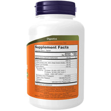 Supplement facts label on orange-backed supplement bottle with blue-green heading