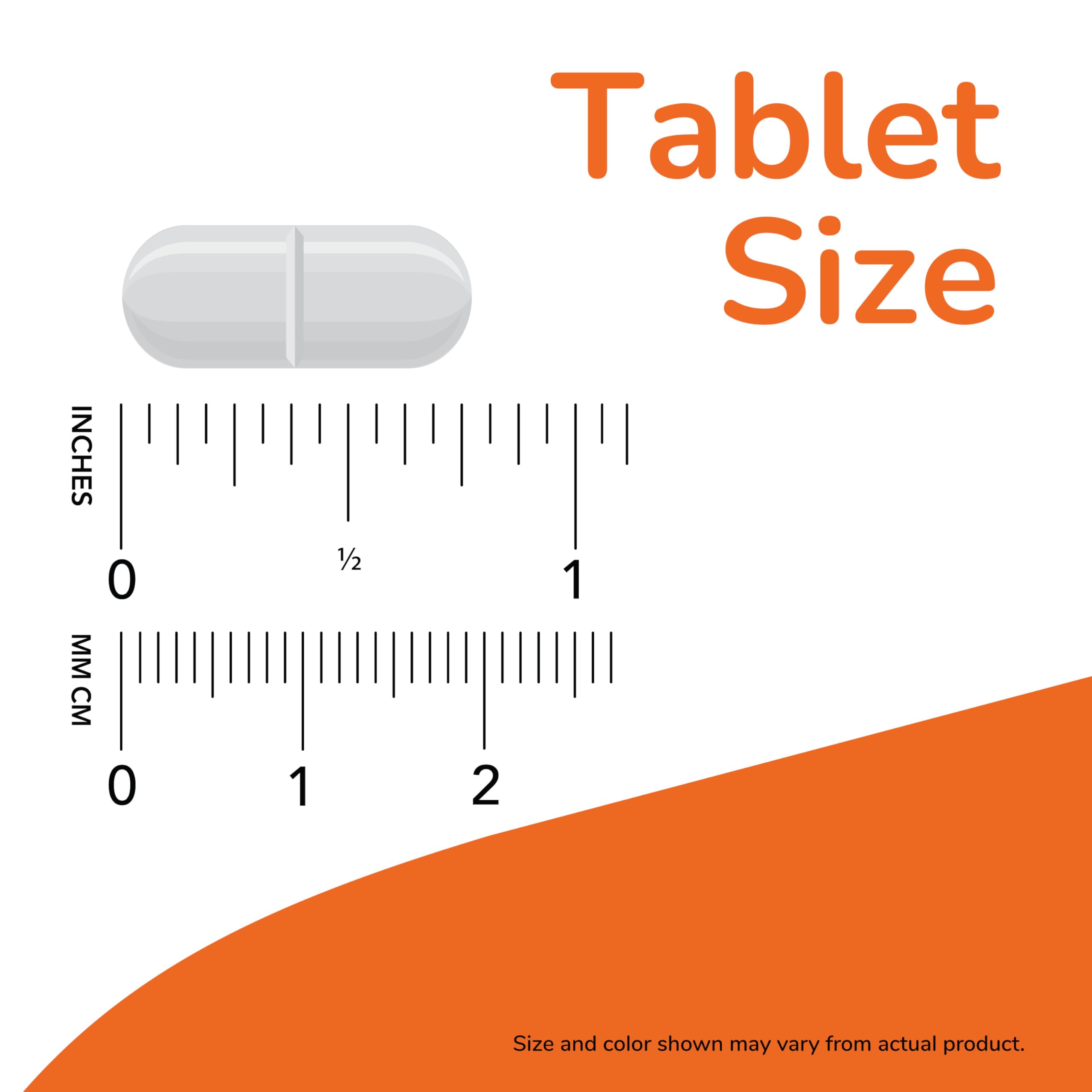 NOW Super Enzymes tablets UAE shown with ruler for size reference and color detail