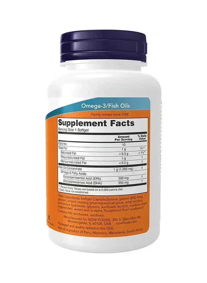 Now Foods Ultra Omega-3 Fish Oil Capsules - 90 Softgels - Mumzar