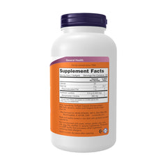 NOW white bottle with supplement facts label for Now Foods sunflower lecithin softgels 100 count