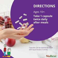NuBest Tall Height Growth Supplements for Teens - 60 Caps - Mumzar