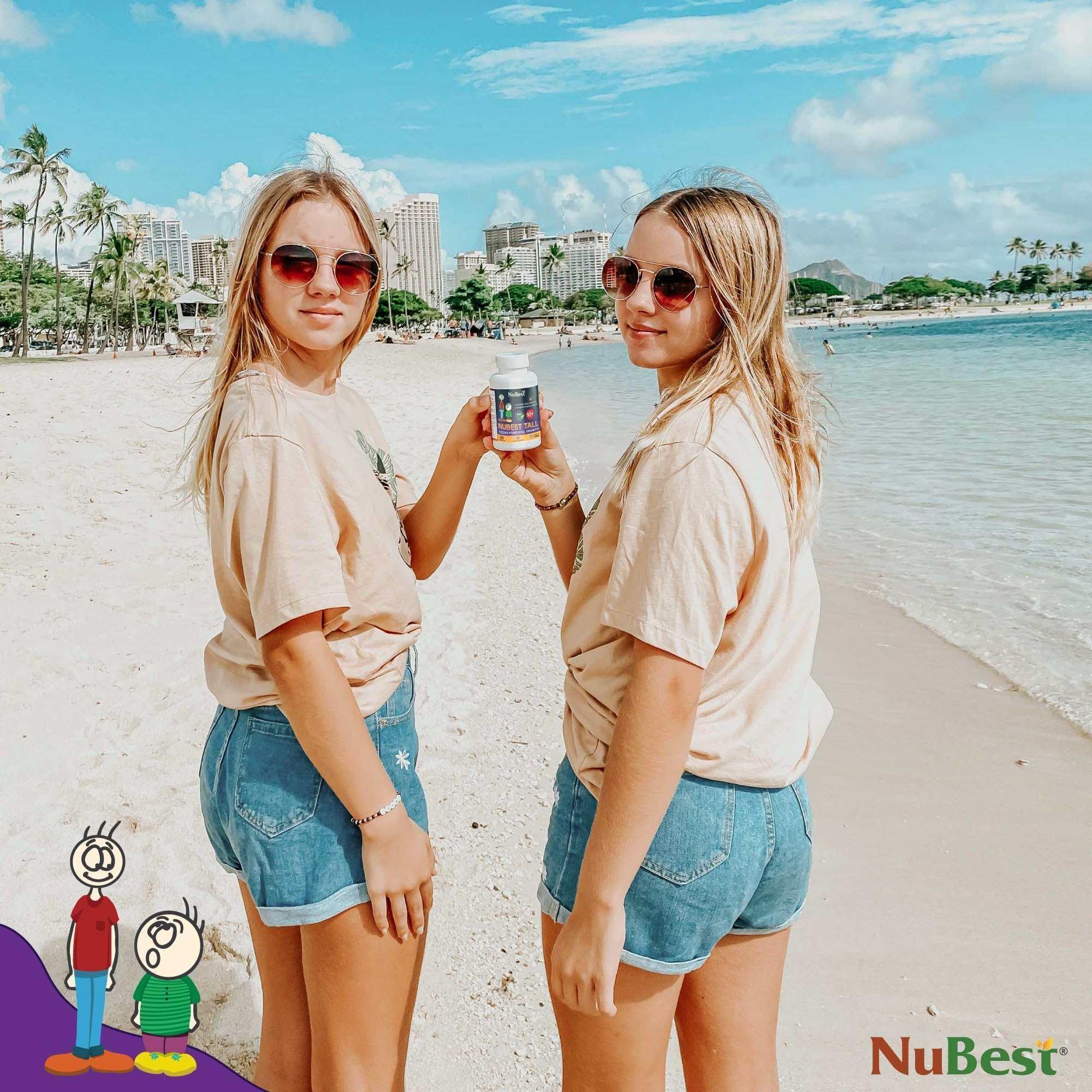 NuBest Tall Height Growth Supplements for Teens - 60 Caps - Mumzar