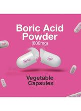 Boric Acid powder 600mg with vegetable capsule shape