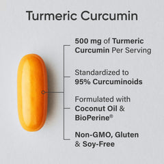 Sports Research turmeric curcumin supplement UAE orange capsule with 500 mg per serving and 95 percent curcuminoids