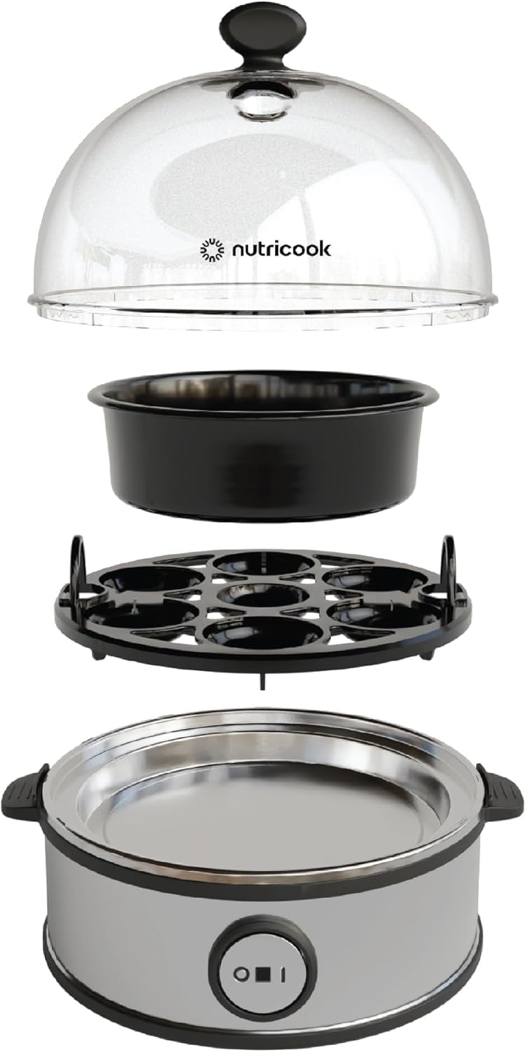 Nutricook Egg Cooker with Auto Shut Off Steamer - Mumzar