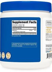 Nutricost Magnesium Bisglycinate Powder – Unflavored, 250g - Mumzar