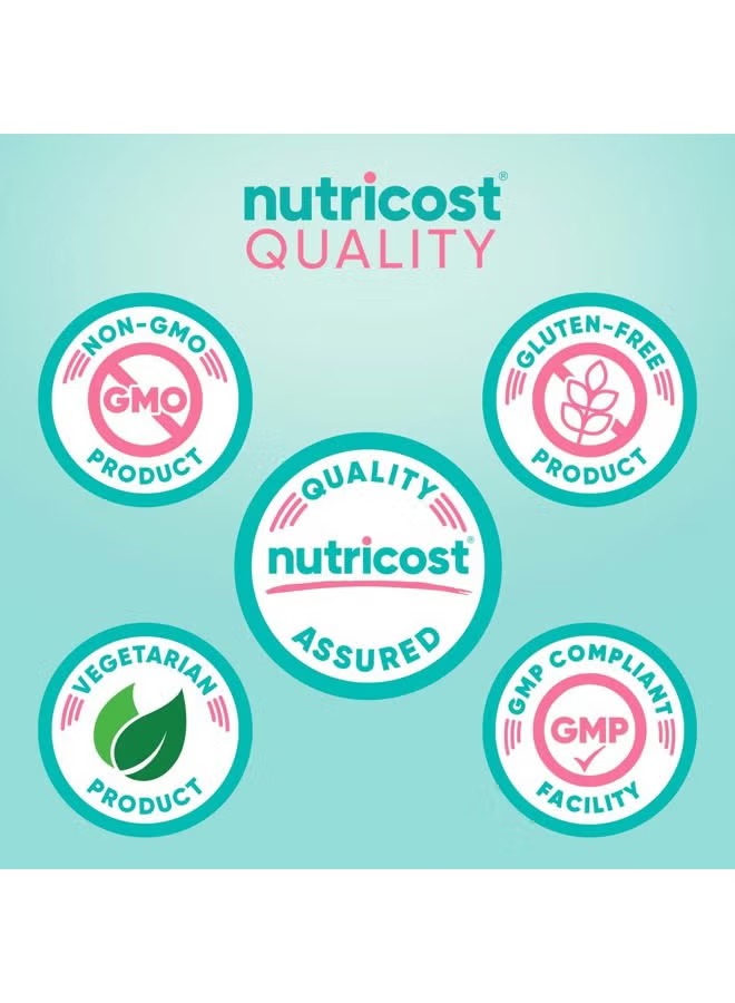 Nutricost myo inositol and d-chiro inositol supplement quality assurance labels for safety and health standards