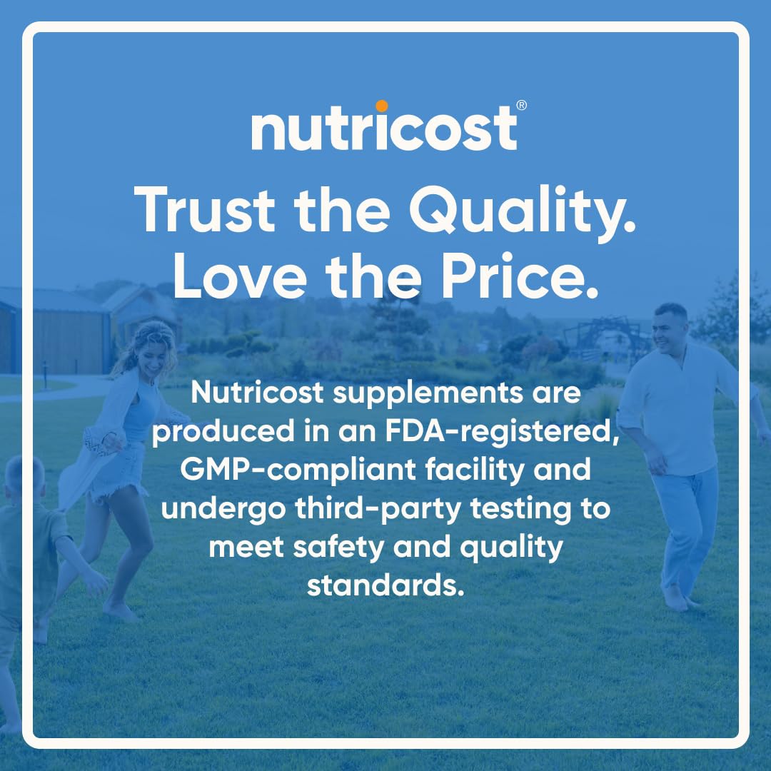 Nutricost alpha lipoic acid supplement UAE banner Trust the Quality Love the Price with family in park and FDA registered claim
