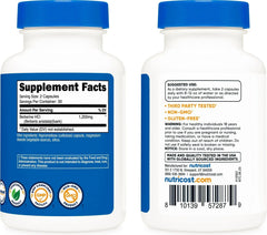 Nutricost Berberine HCl 1200mg Capsules - 60 Count - Mumzar