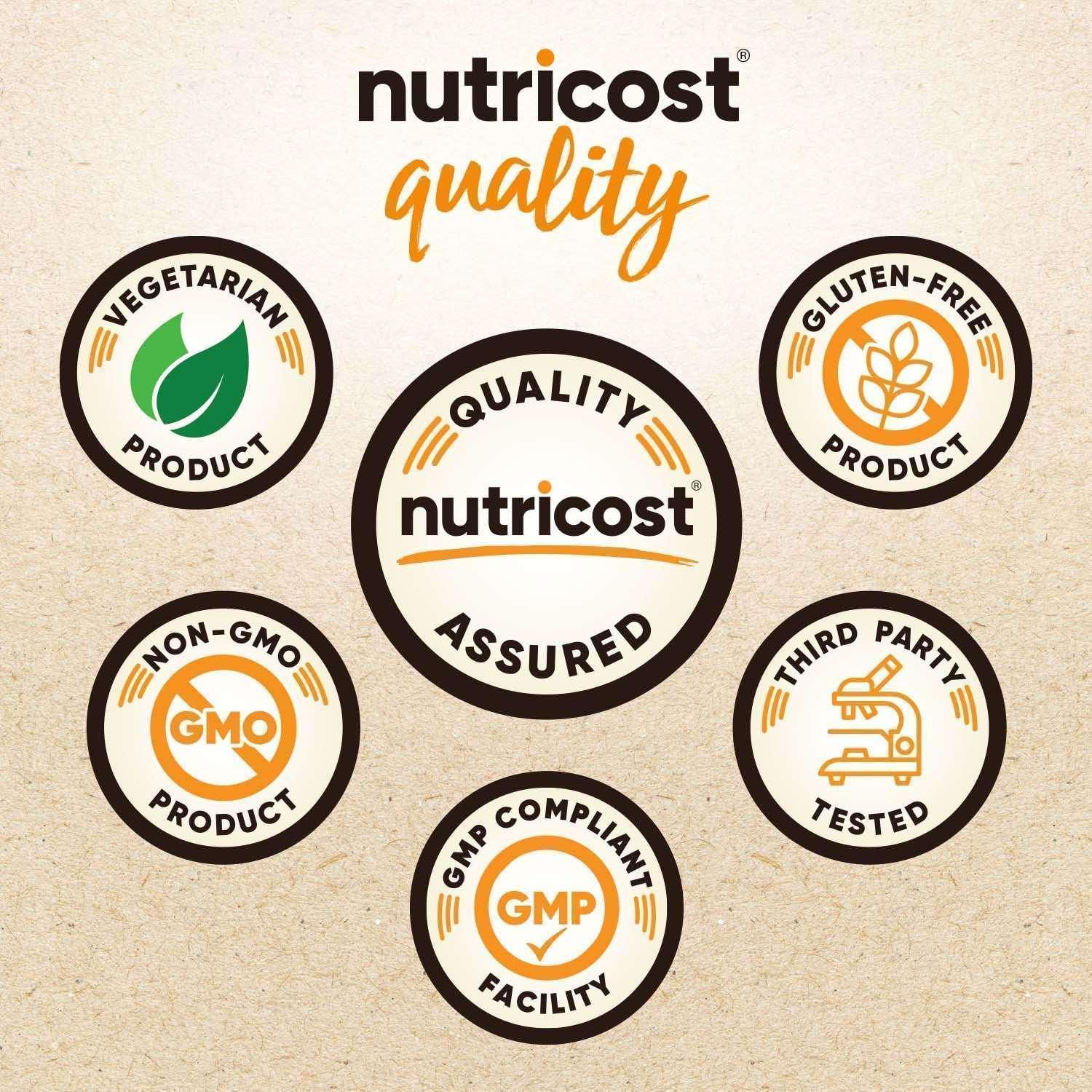 Nutricost Organic Pea Protein Isolate Powder (5LBS) - Unflavored, Certified USDA Organic, Protein from Plants, Vegetarian Friendly, Gluten Free, Non-GMO - Mumzar