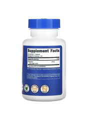 Nutricost Policosanol Supplement 25mg in a white bottle with blue cap and supplement facts label