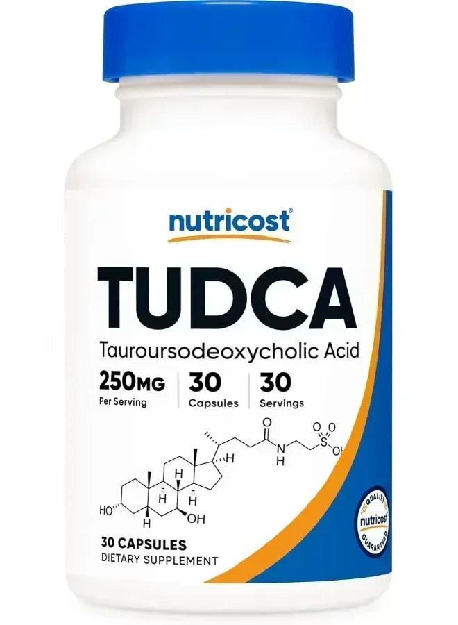 Tudca 250Mg, 30 Capsules (Tauroursodeoxycholic Acid) - Gluten Free, Non-GMO - Mumzar
