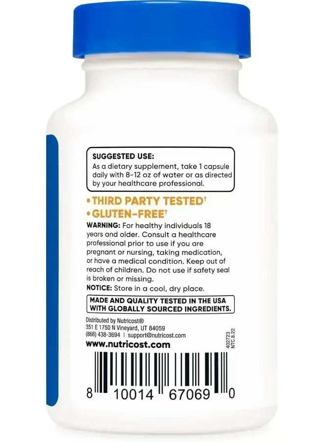 Tudca 250Mg, 30 Capsules (Tauroursodeoxycholic Acid) - Gluten Free, Non-GMO - Mumzar