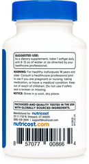 Nutricost Vitamin K2 MK7 and D3 Supplement 120 Softgel - Mumzar