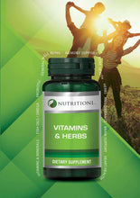 Green Nutritionl dietary supplement bottle with label and cap