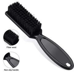 Boao nylon clipper cleaning brush with fiber wool bristles and non-slip handle for easy grooming tool maintenance