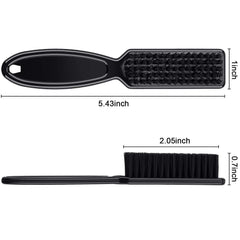 Boao nylon clipper cleaning brush with black handle and compact bristles for precise grooming