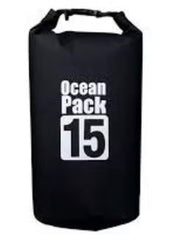 Huitich waterproof outdoor shoulder bag Ocean Pack 15 black sport bag for water activities
