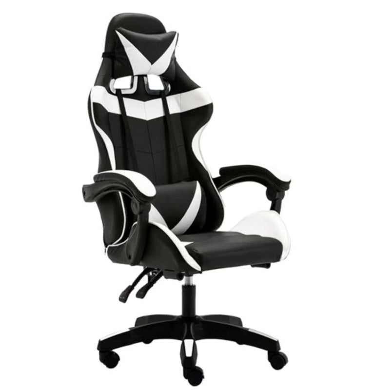 Huitich black and white office chair for long hours support with ergonomic design and adjustable features
