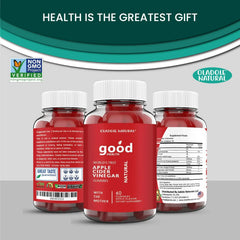Oladole Natural Apple Cider Vinegar Gummies with Mother – 60 Gummies - Mumzar