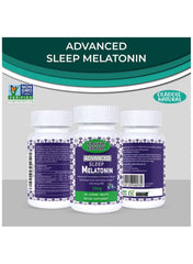 Oladole Natural Advanced Sleep Melatonin 10mg Tablets for Better Sleep with Non-GMO Ingredients