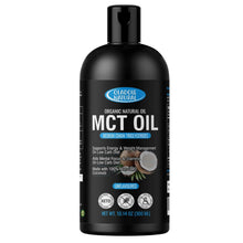 Oladole Natural MCT Oil bottle with black cap, organic natural oil, unflavored