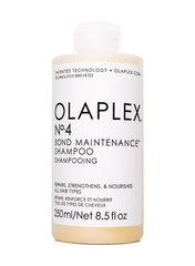 Olaplex No. 4 Bond Maintenance Shampoo in a 250ml bottle for repairing and strengthening hair