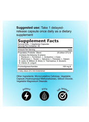 Probiotics 25 Billion CFU with Prebiotic – 60 Capsules | 16 Strains | Digestive, Immune & Gut Health Support - Mumzar