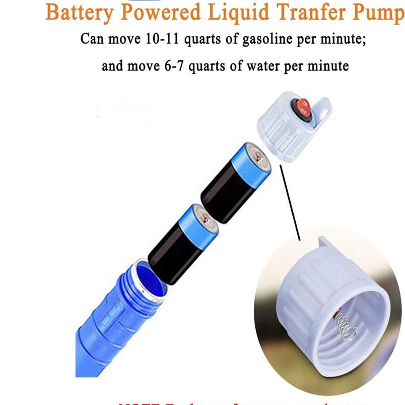 Huitich portable water dispenser for bottles battery powered liquid transfer pump with easy on off switch
