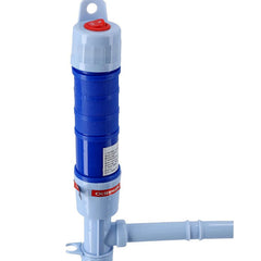 Huitich blue and white portable water dispenser for bottles water pump with red button
