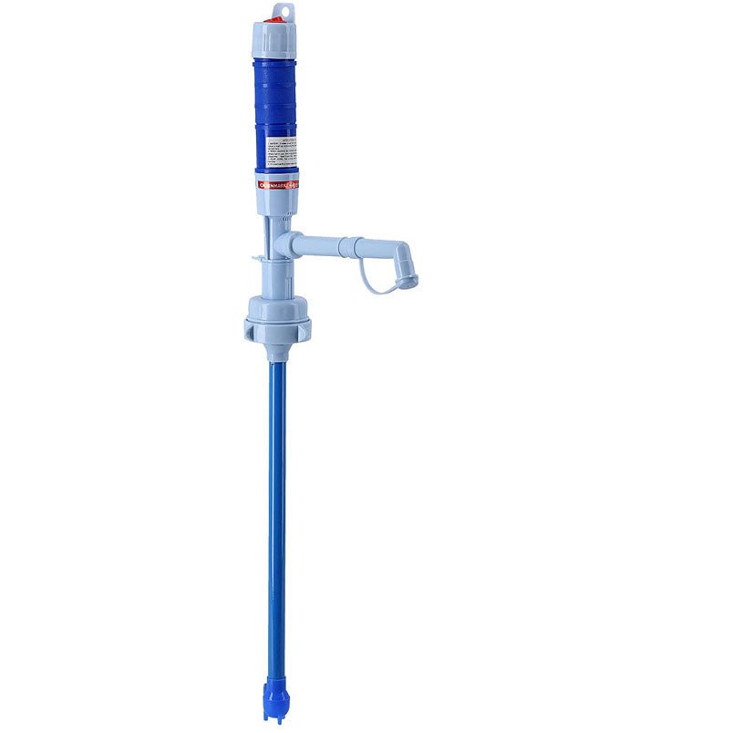 Huitich portable water dispenser for bottles blue and gray manual water pump