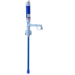 Huitich portable water dispenser for bottles blue and gray manual water pump