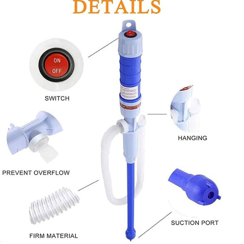 Huitich portable water dispenser for bottles with on off switch and suction port water pump