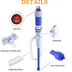 Huitich portable water dispenser for bottles with on off switch and suction port water pump
