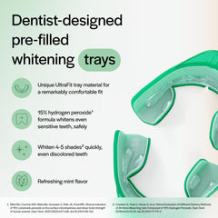 Opalescence Go hydrogen peroxide whitener dentist designed pre filled mint whitening trays with gel