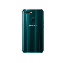 Mumzar OPPO A5S used smartphone green glossy back with dual rear camera and rear fingerprint sensor