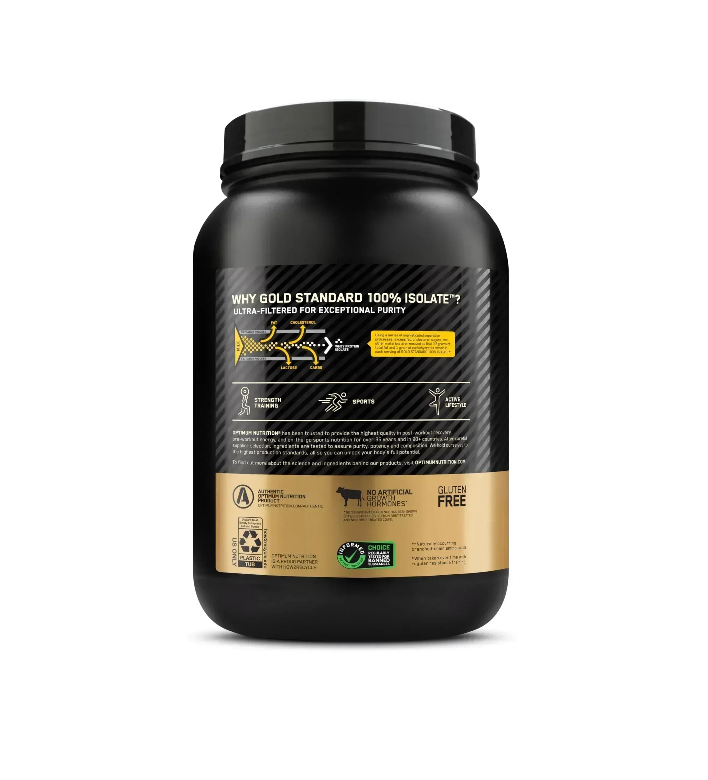 Optimum Nutrition Gold Standard 100% Isolate, Chocolate Bliss, 1.64 Pounds, 24 Servings (Packaging May Vary) - Mumzar