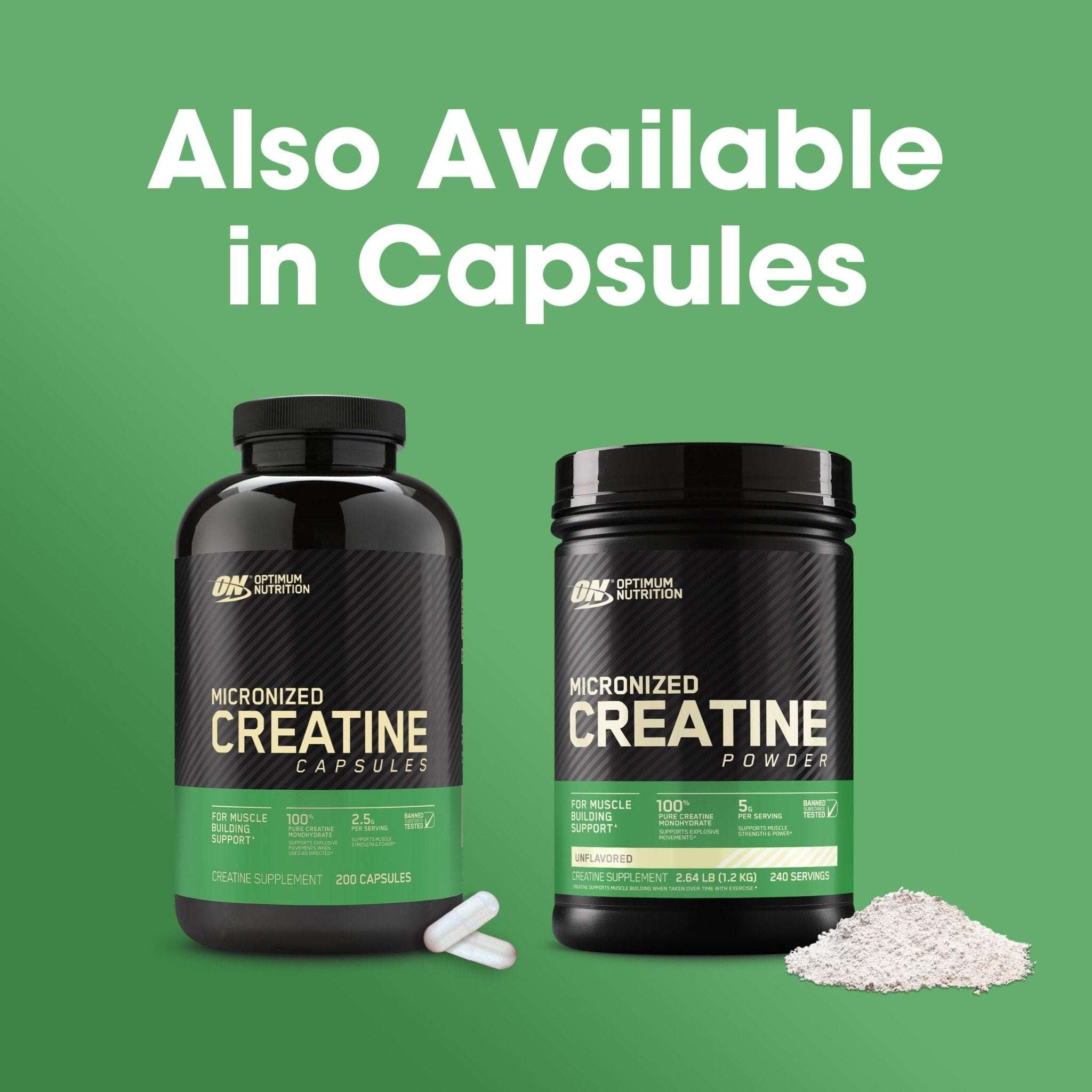 Optimum Nutrition Micronized Creatine Supplement 300g Powder - Mumzar
