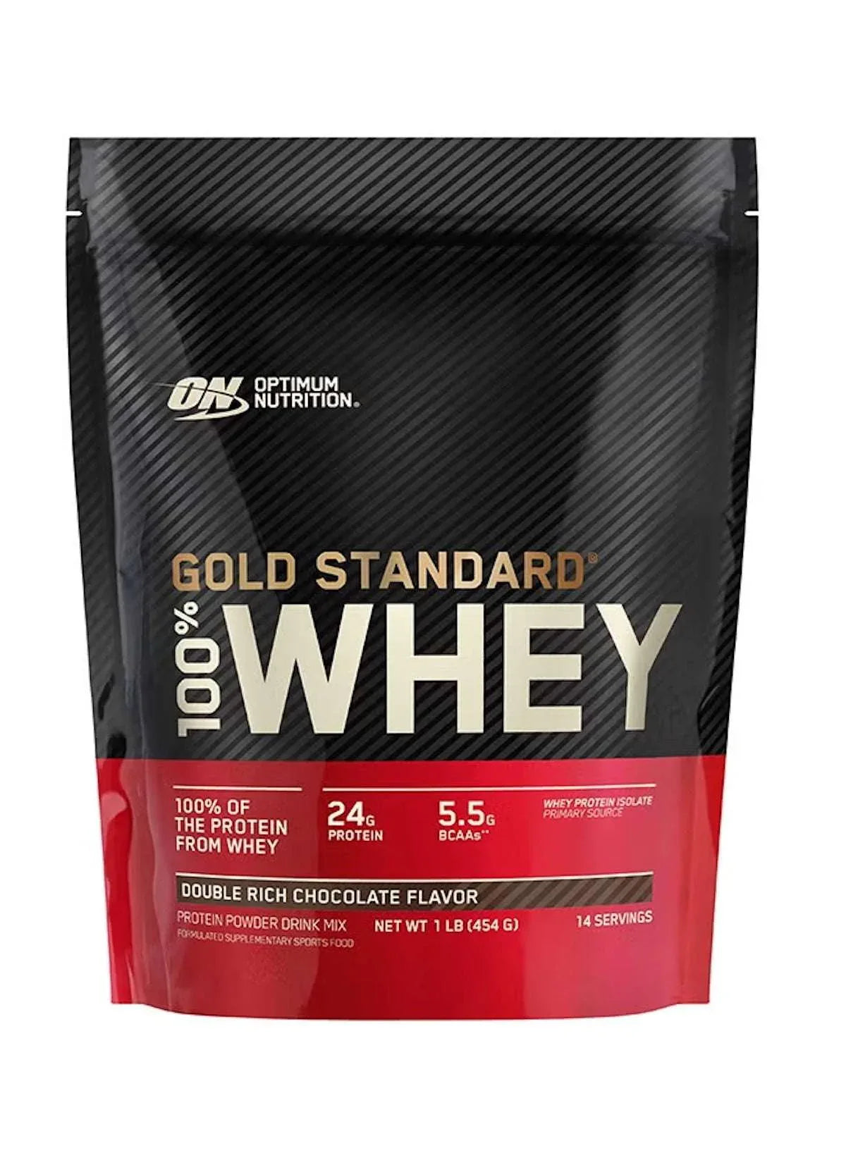 Optimum Nutrition Gold Standard 100% Whey Protein Powder – Double Rich Chocolate, 1 lb (454 g) - Mumzar