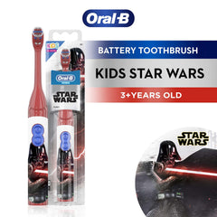Oral B Kids Star Wars battery toothbrush for 3 years old with Darth Vader design kids electric toothbrush UAE