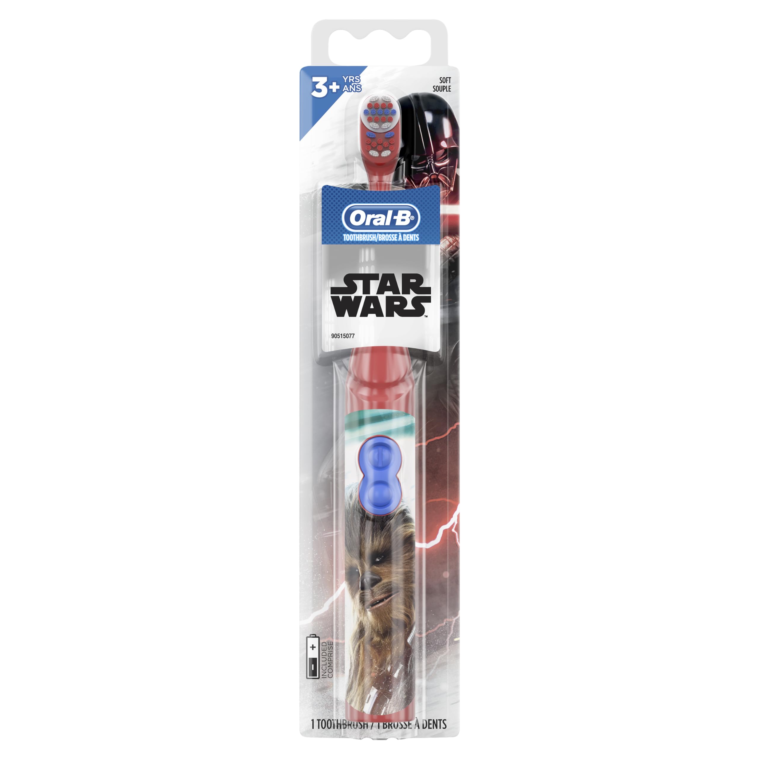 Oral B Star Wars Chewbacca themed kids electric toothbrush UAE with soft bristles for ages 3 and up