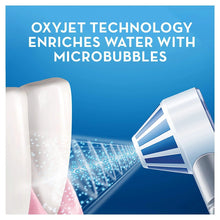 Water flosser using Oxyjet technology with microbubble-enriched spray