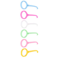Guoenir six piece pastel ring aligner remover tool for Invisalign in blue pink white green yellow