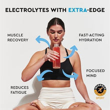 O.R.S Sport hydration tablets tube shown for fast hydration on a workout infographic