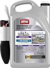 Ortho Home Defense Max bed bug killer jug with back label and comfort wand